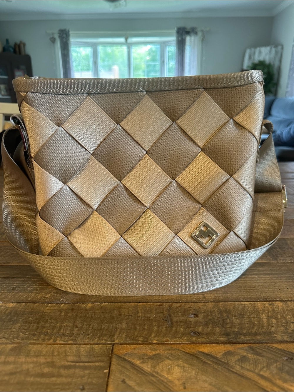 Maggie Bags Recycled Seatbelt Shoulder/Crossbody Bag New with aTag